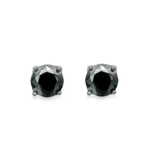 A695 Stone Cz Post Earrings