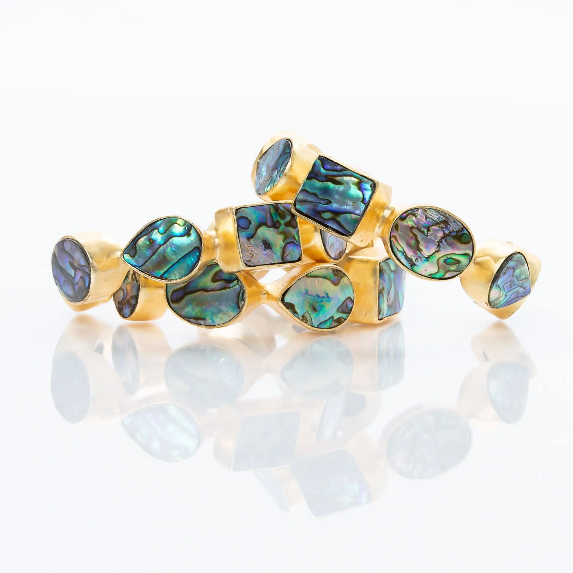 Adele Single Cuff (Abalone Shell)