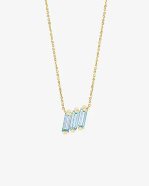 Amalfi Midi Blue Topaz Pendant