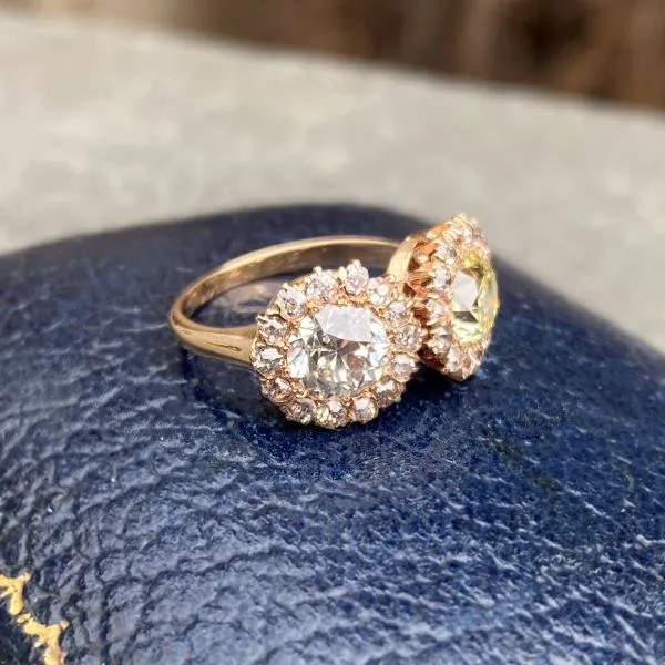 Antique Twin Stone Diamond Ring