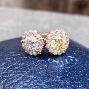 Antique Twin Stone Diamond Ring