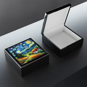 Artistic Jewelry Box - Starry Night and nature  Design