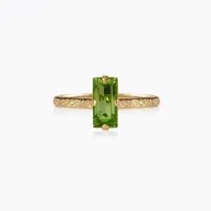 Baguette Ring / Peridot