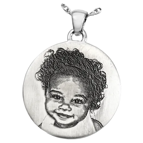 B&B 3D Photo Round Pendant