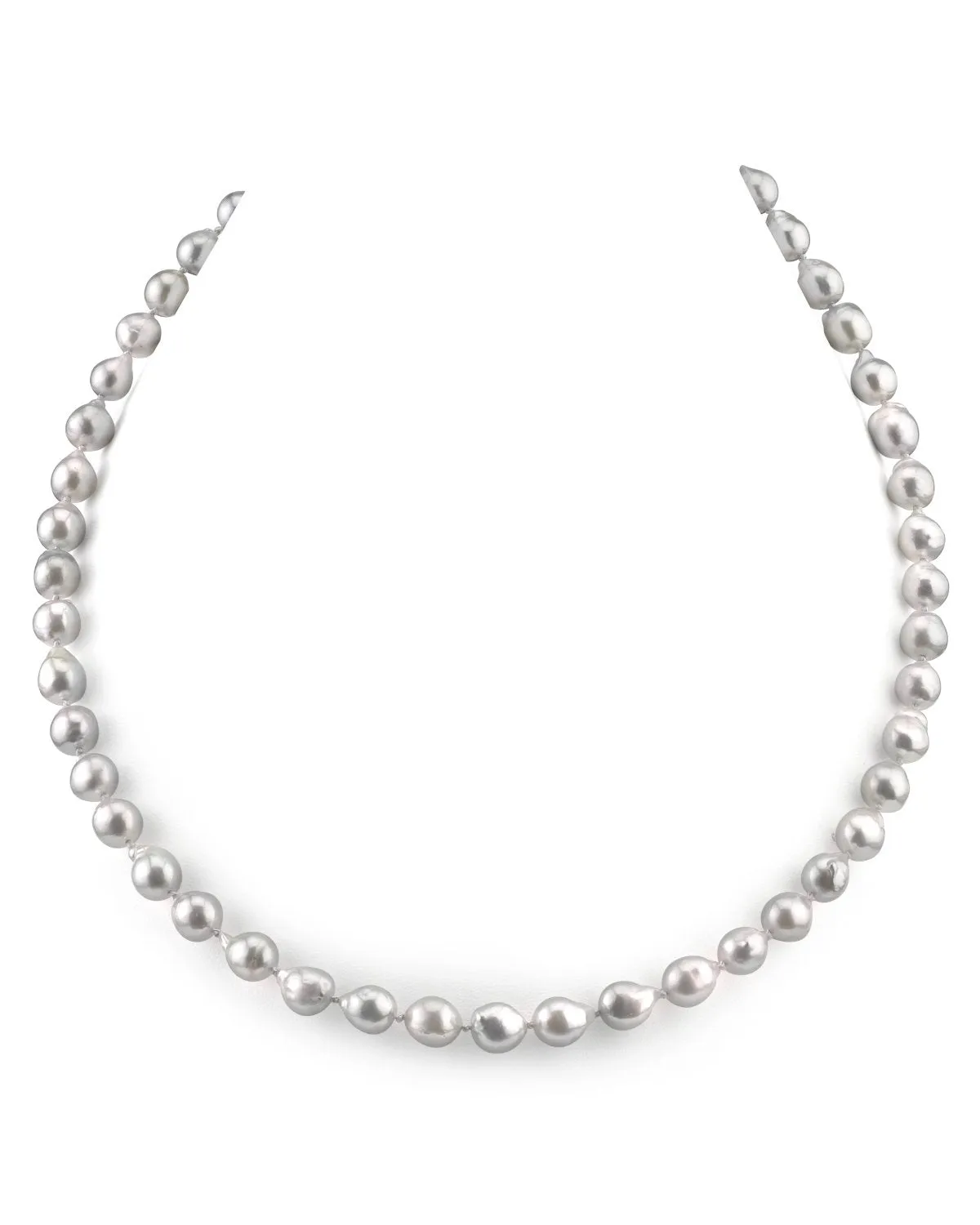 Baroque Japanese Akoya Pearl Necklace, 8.0-8.5mm