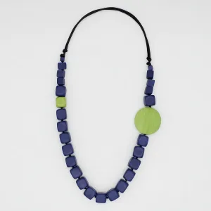 Blue Block Londyn Statement Necklace