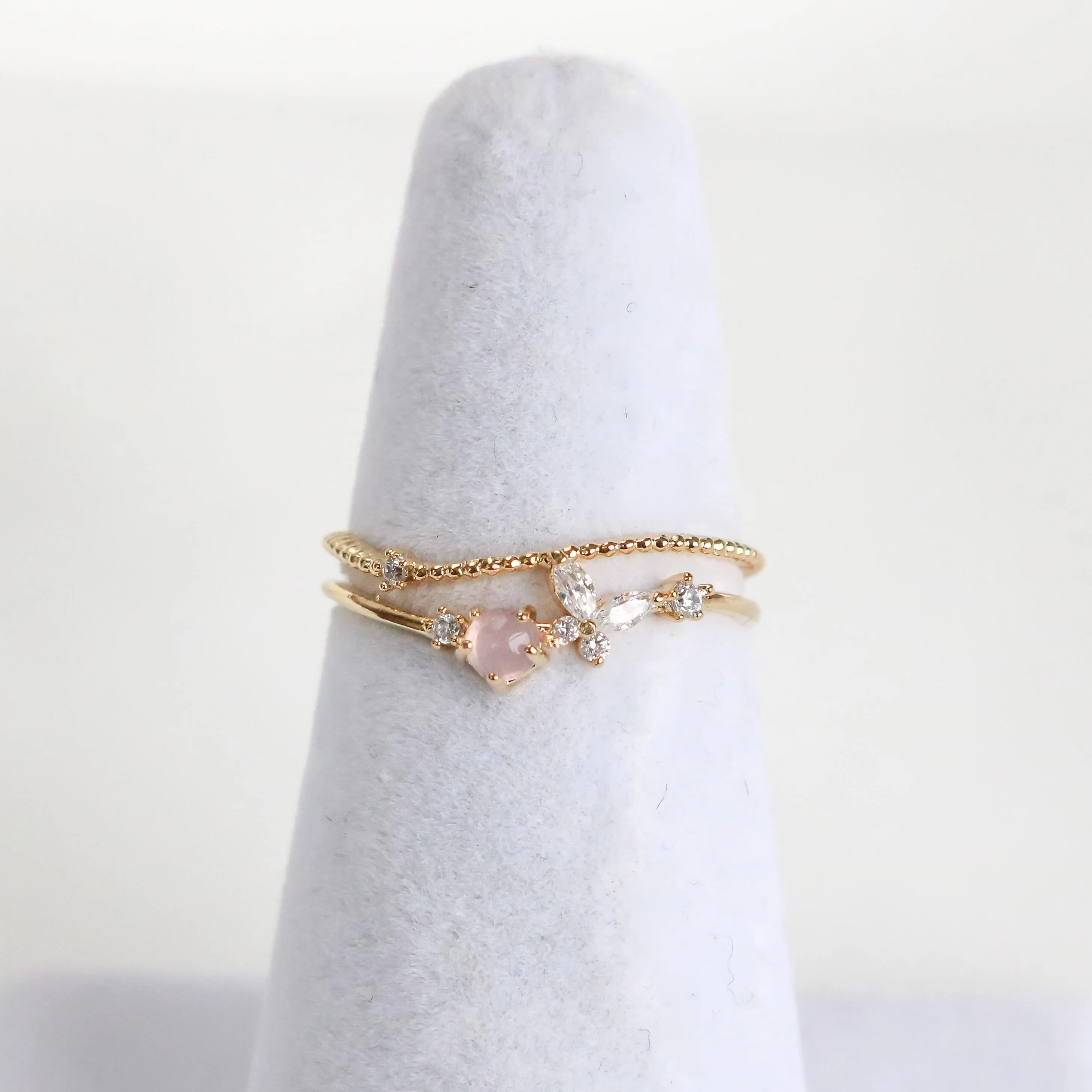 Blush Butterfly Ring