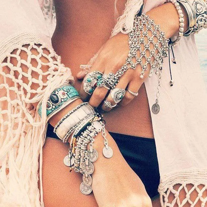 Boho Vintage Statement Bracelet