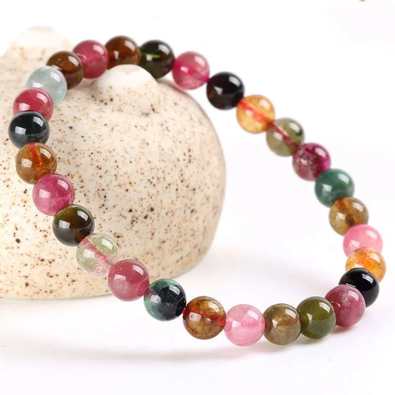 Bracelets-Rainbow Candy Color Brazilian Tourmaline