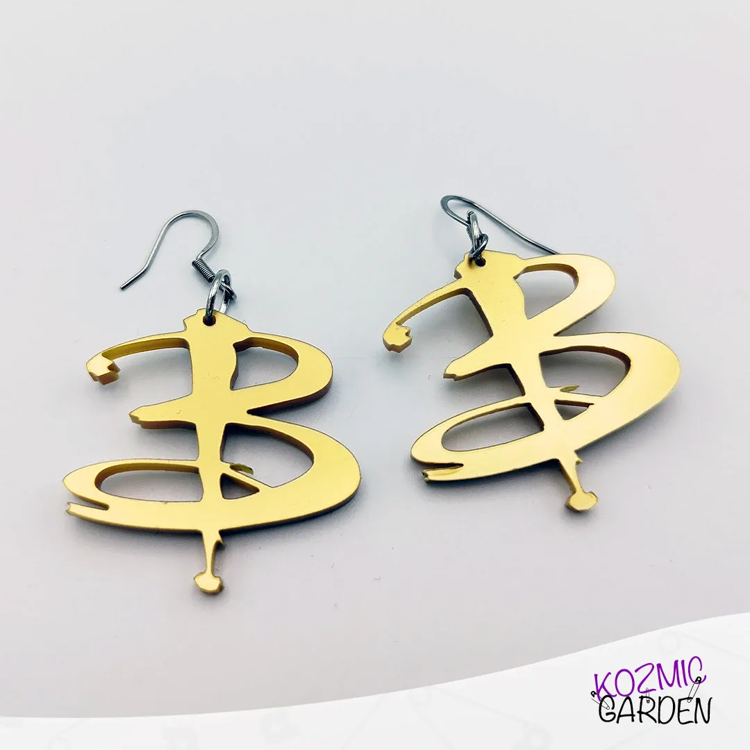 Buffy The Vampire Slayer Earrings | Fight Light a Woman!