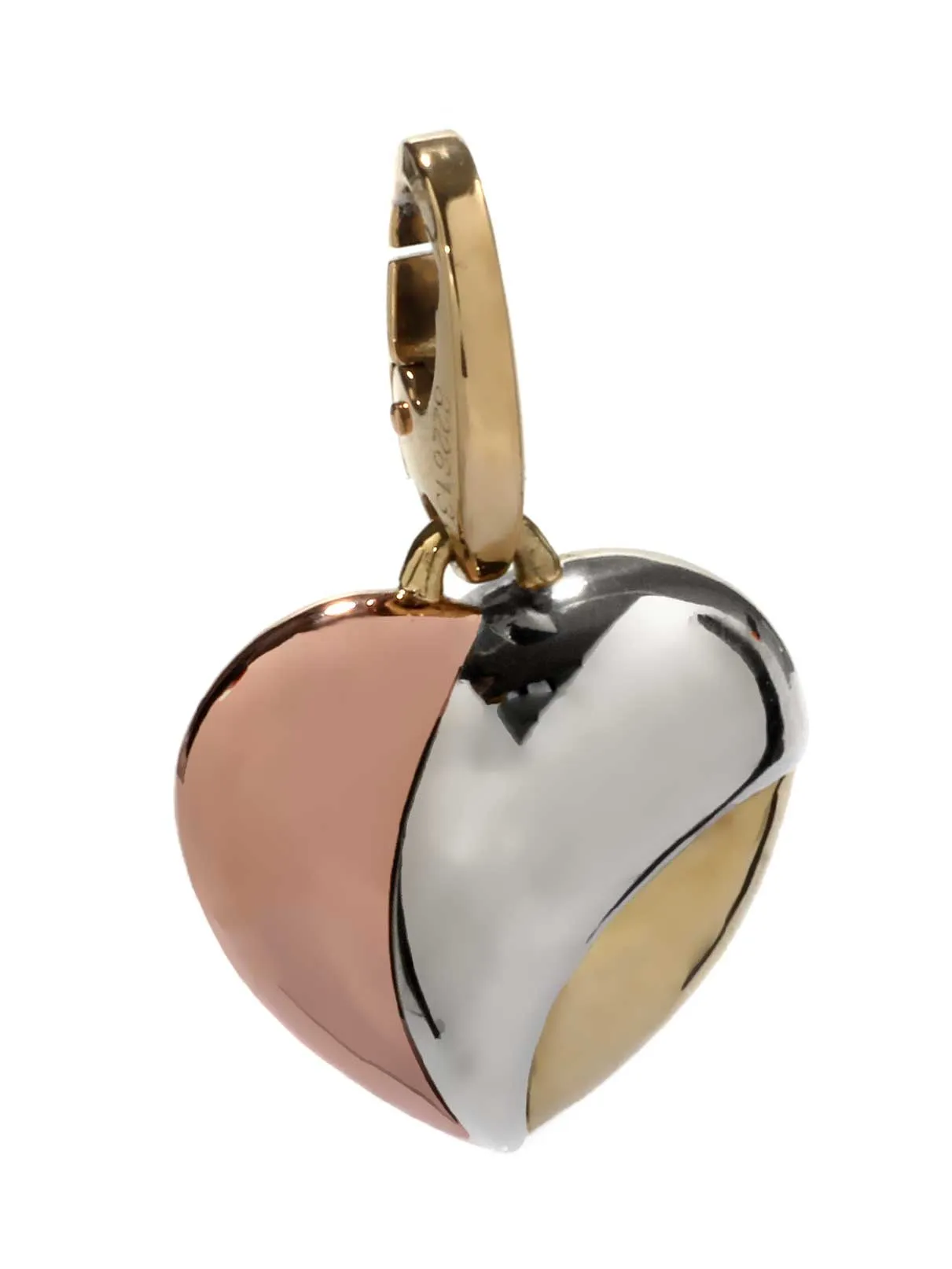 Cartier Heart Charm Multitone Gold Pendant