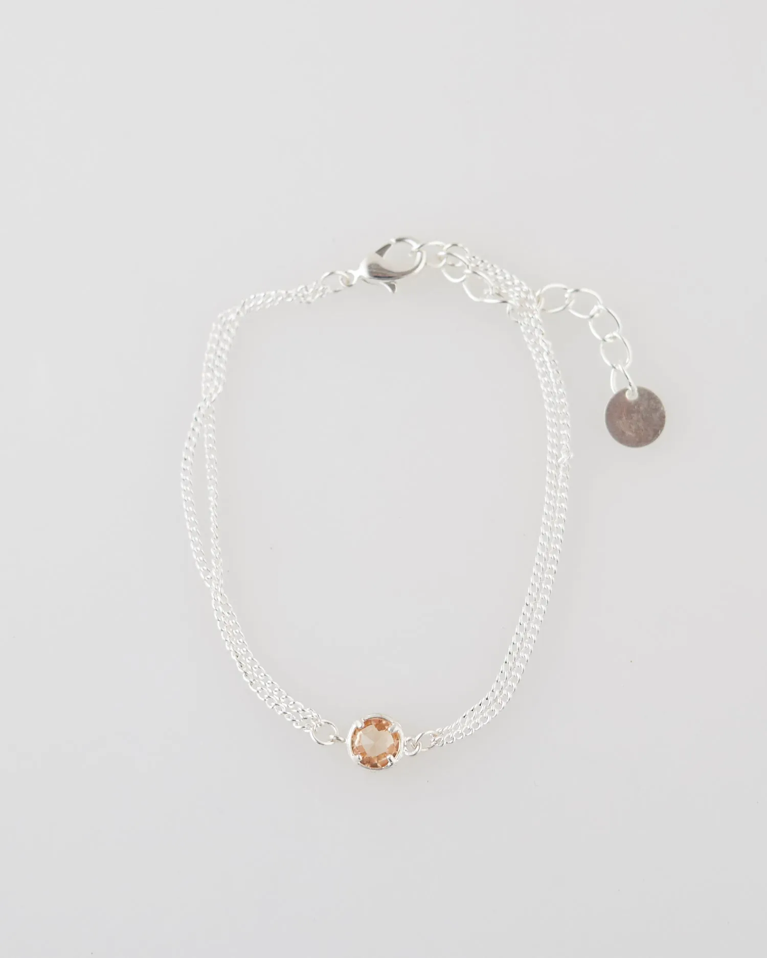 Champagne Bezel Bracelet