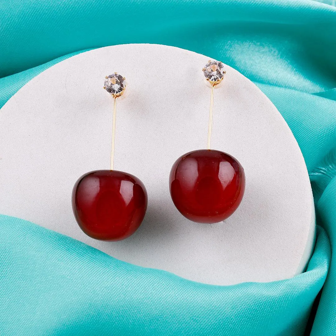 Cherry Drop Earrings