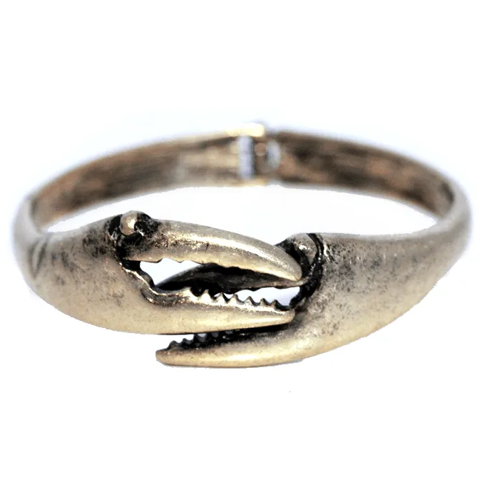 Crab Claw (Matted Gold) / Bangle Bracelet