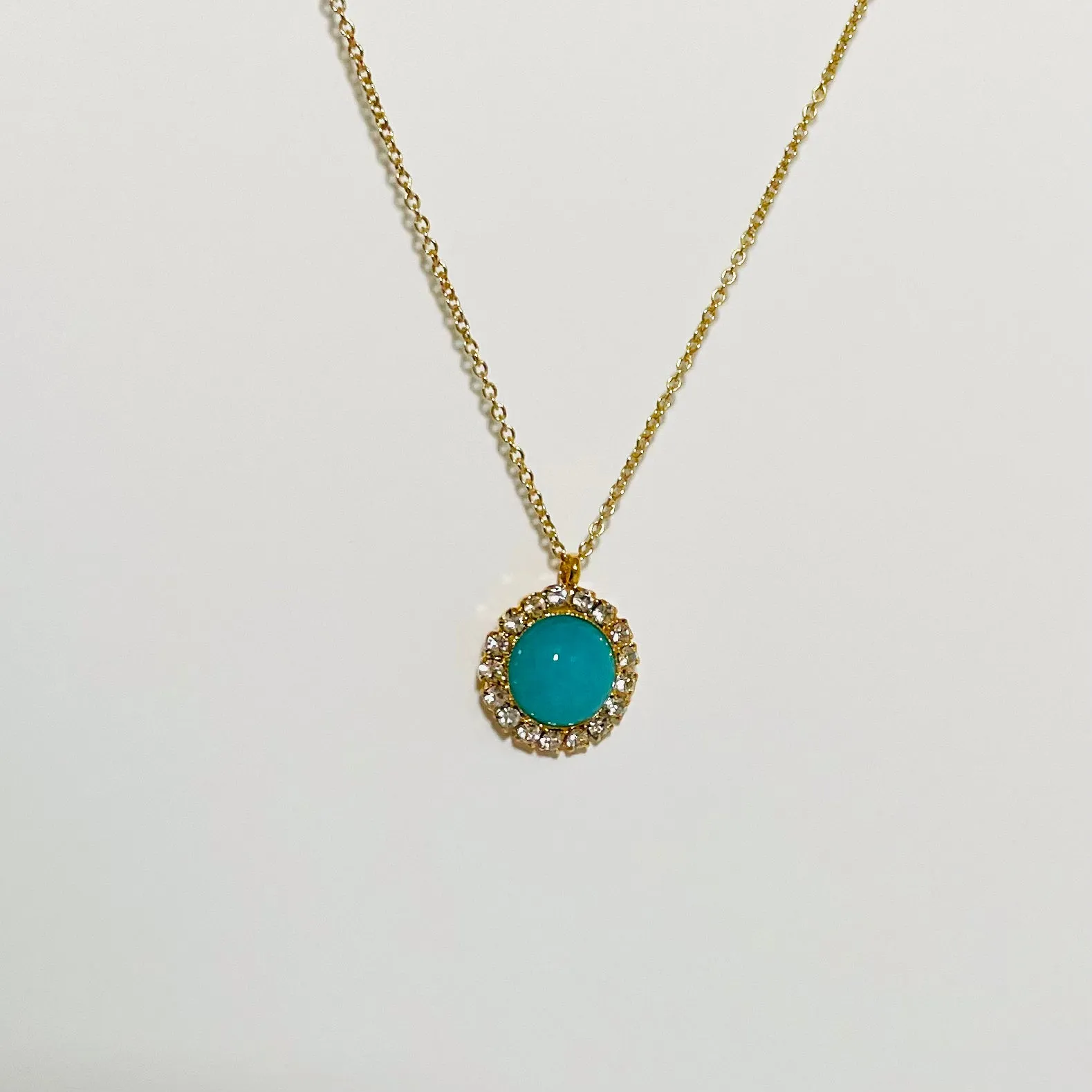 Crystal & Turquoise Necklace