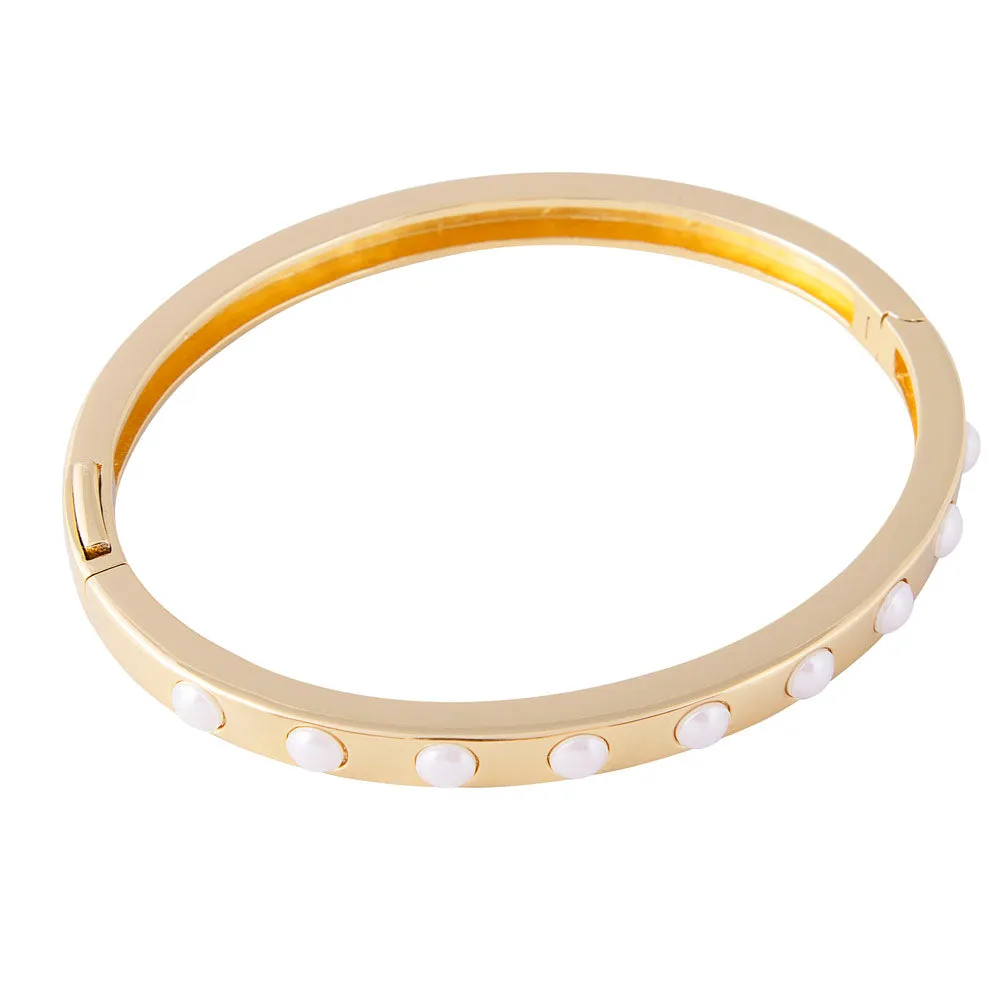 CRYSTAL PEARL BANGLE