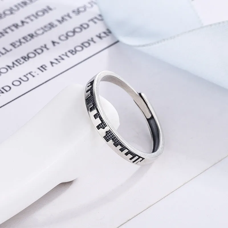 Custom Distance Relationship Couple Rings Set