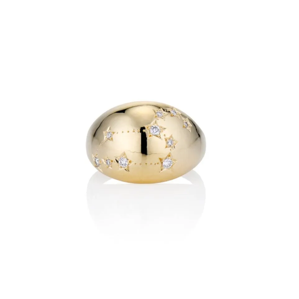 Diamond Constellation Dome Ring