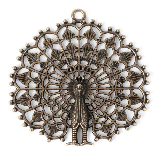 Displaying Peacock Pendant