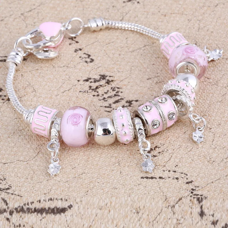 Elegant Crystal Charm Bracelets