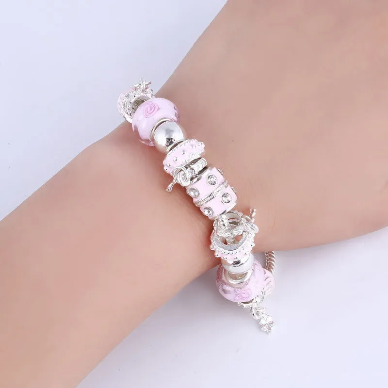 Elegant Crystal Charm Bracelets