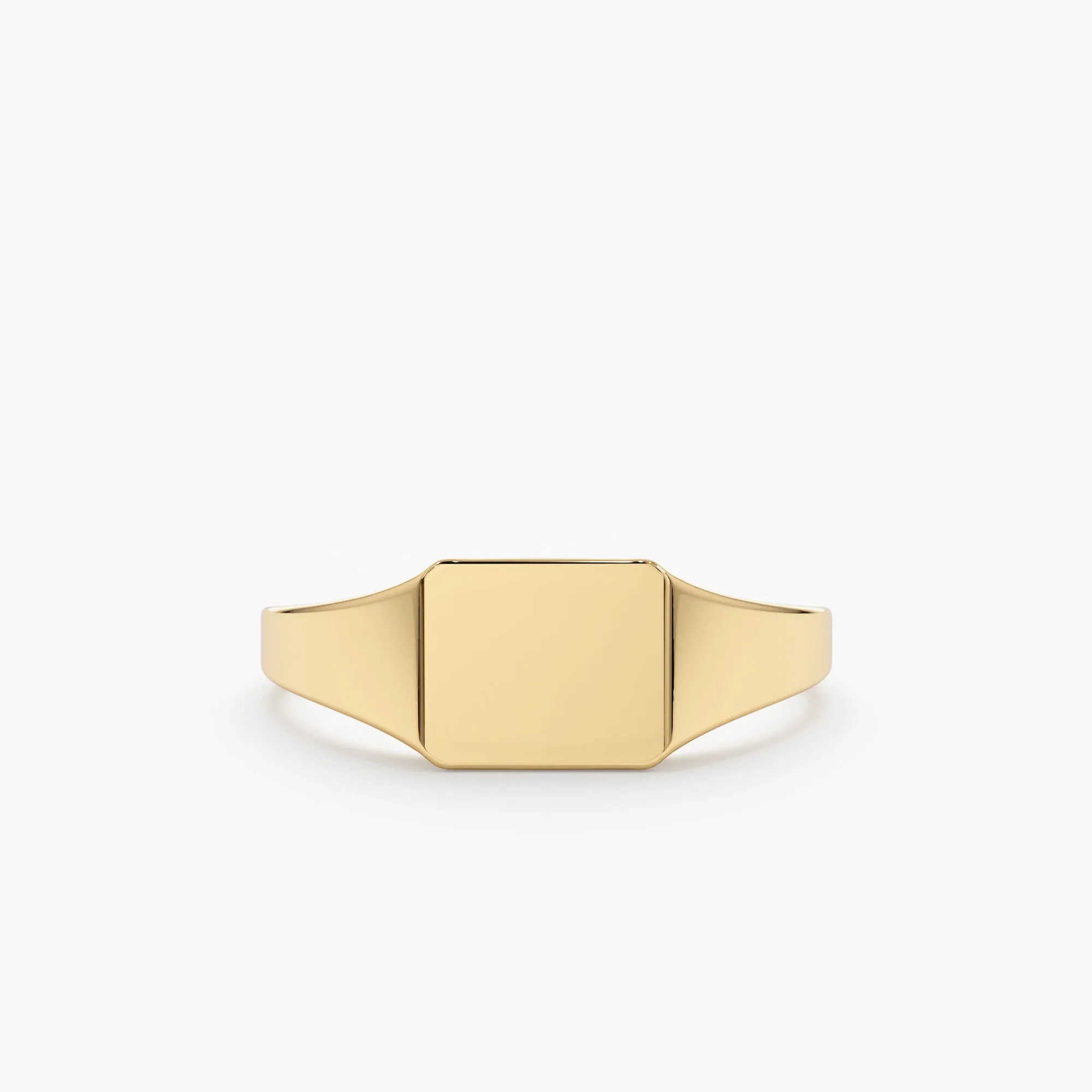 Engravable Signet Ring, Trina