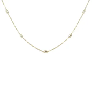 Everyday Beaded Layering Necklace in Gold