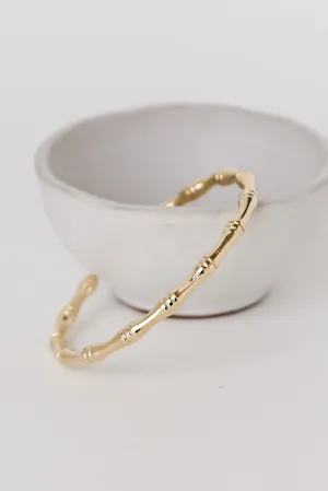 FINAL SALE - Kayla Gold Cuff Bracelet