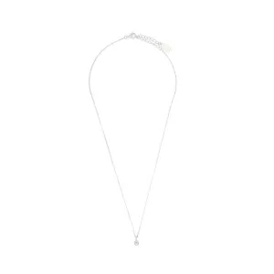 Georgini Natural Aquamarine and Diamond March Pendant - Silver