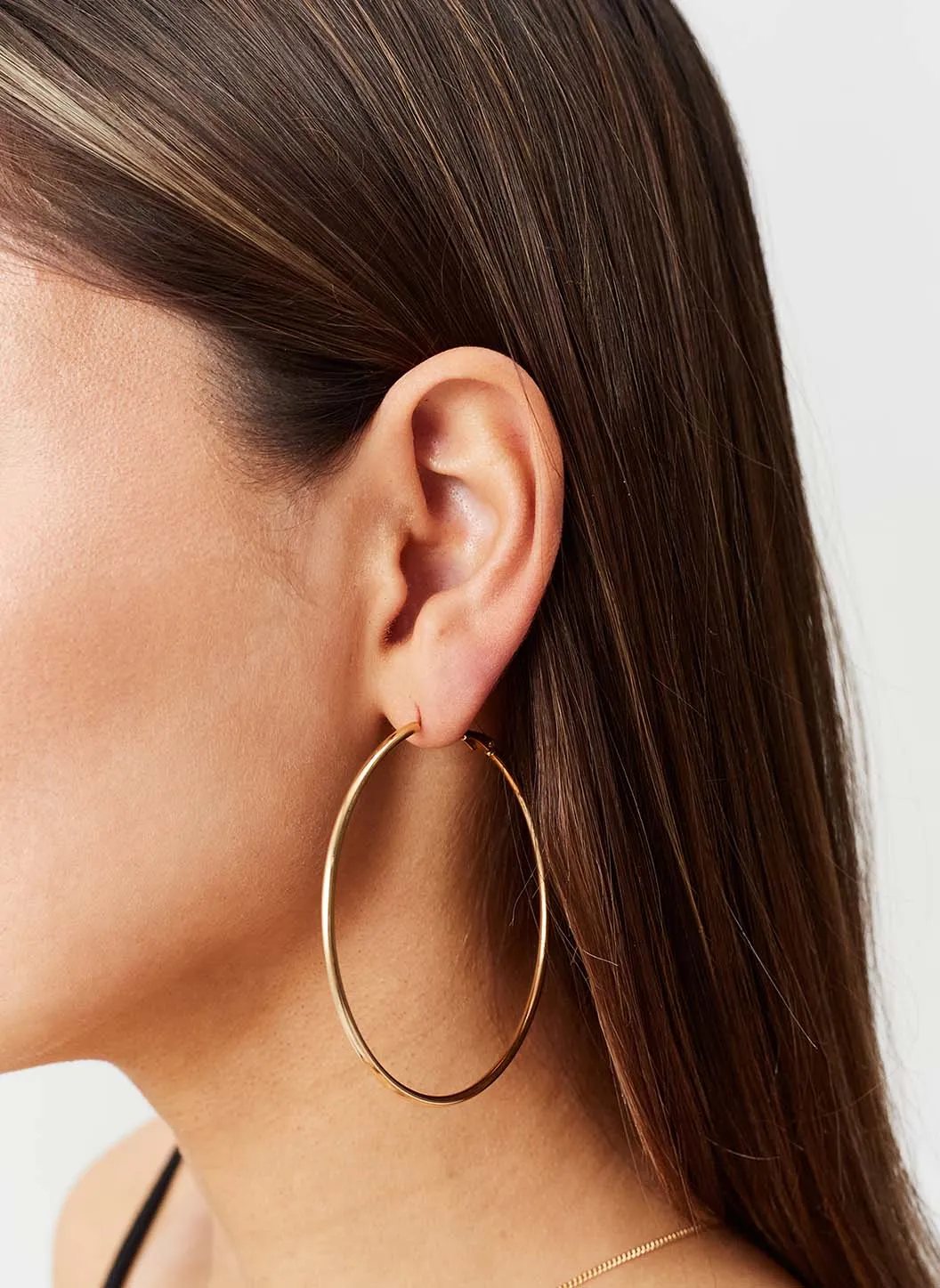 Gold Large Hoop Earrings