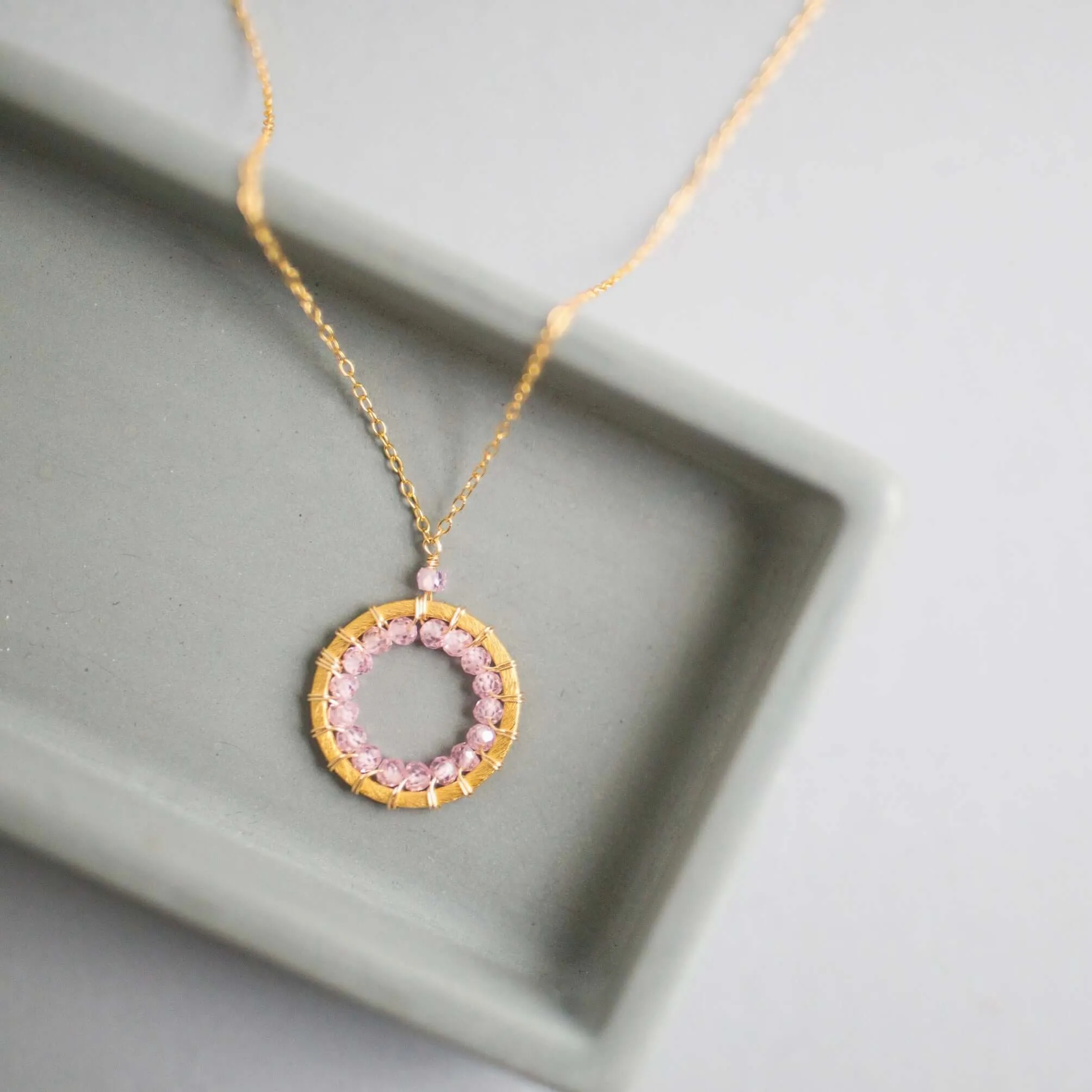 Halo Mini Gold Pendants