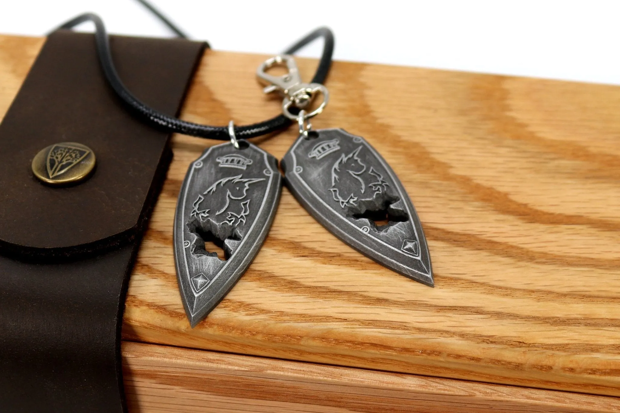 Haurchefant Greystone Shield Pendant Keychains / Necklaces - FFXIV