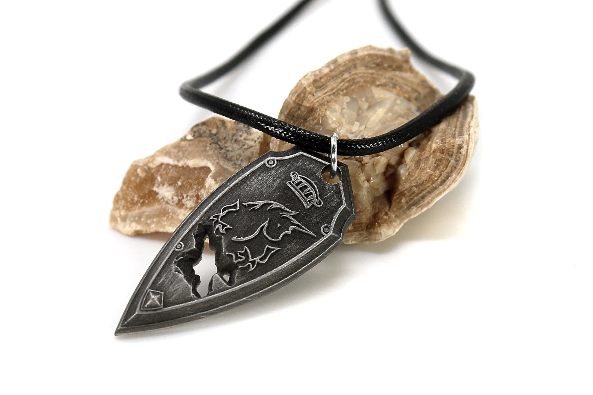 Haurchefant Greystone Shield Pendant Keychains / Necklaces - FFXIV