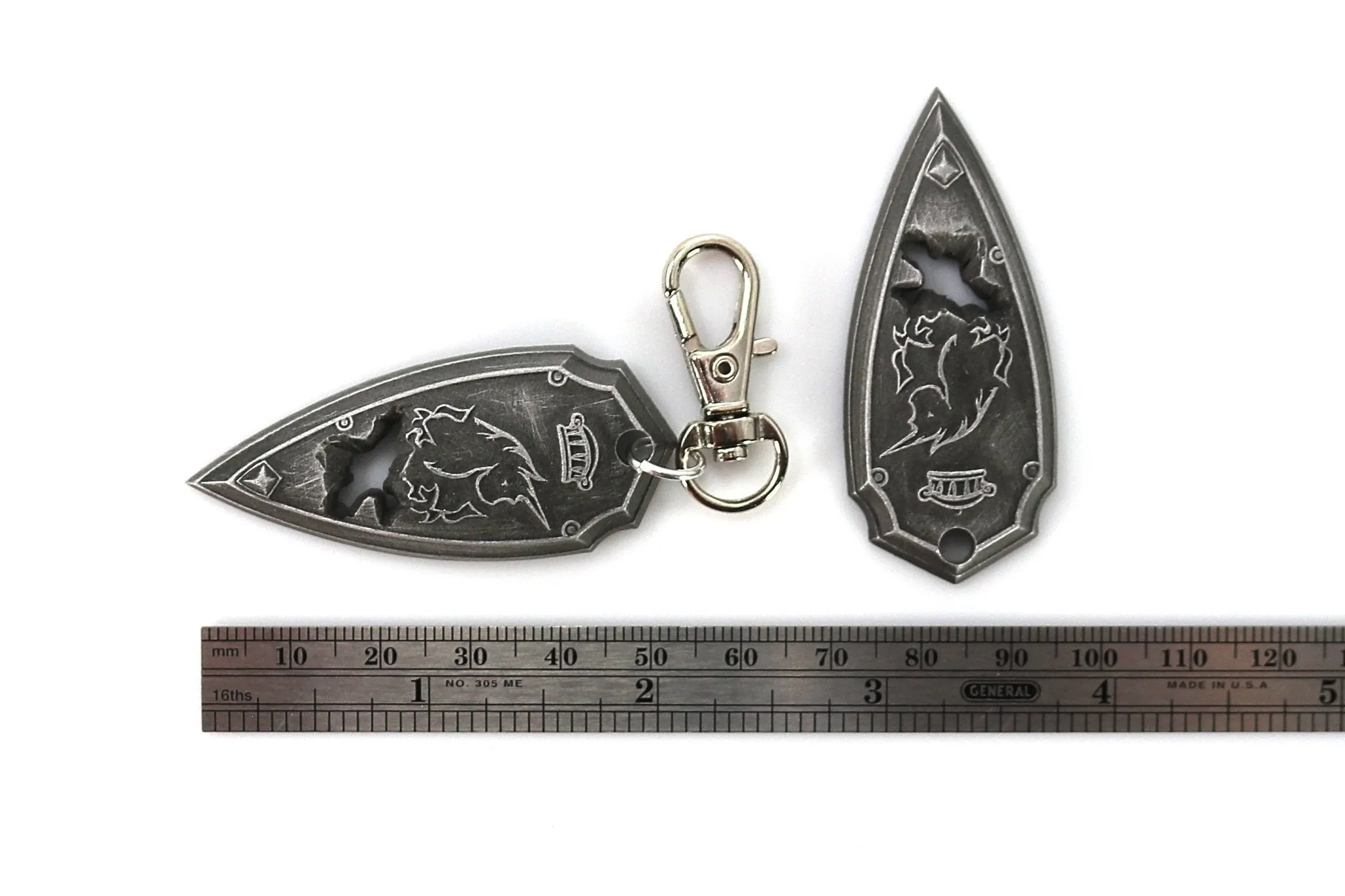 Haurchefant Greystone Shield Pendant Keychains / Necklaces - FFXIV