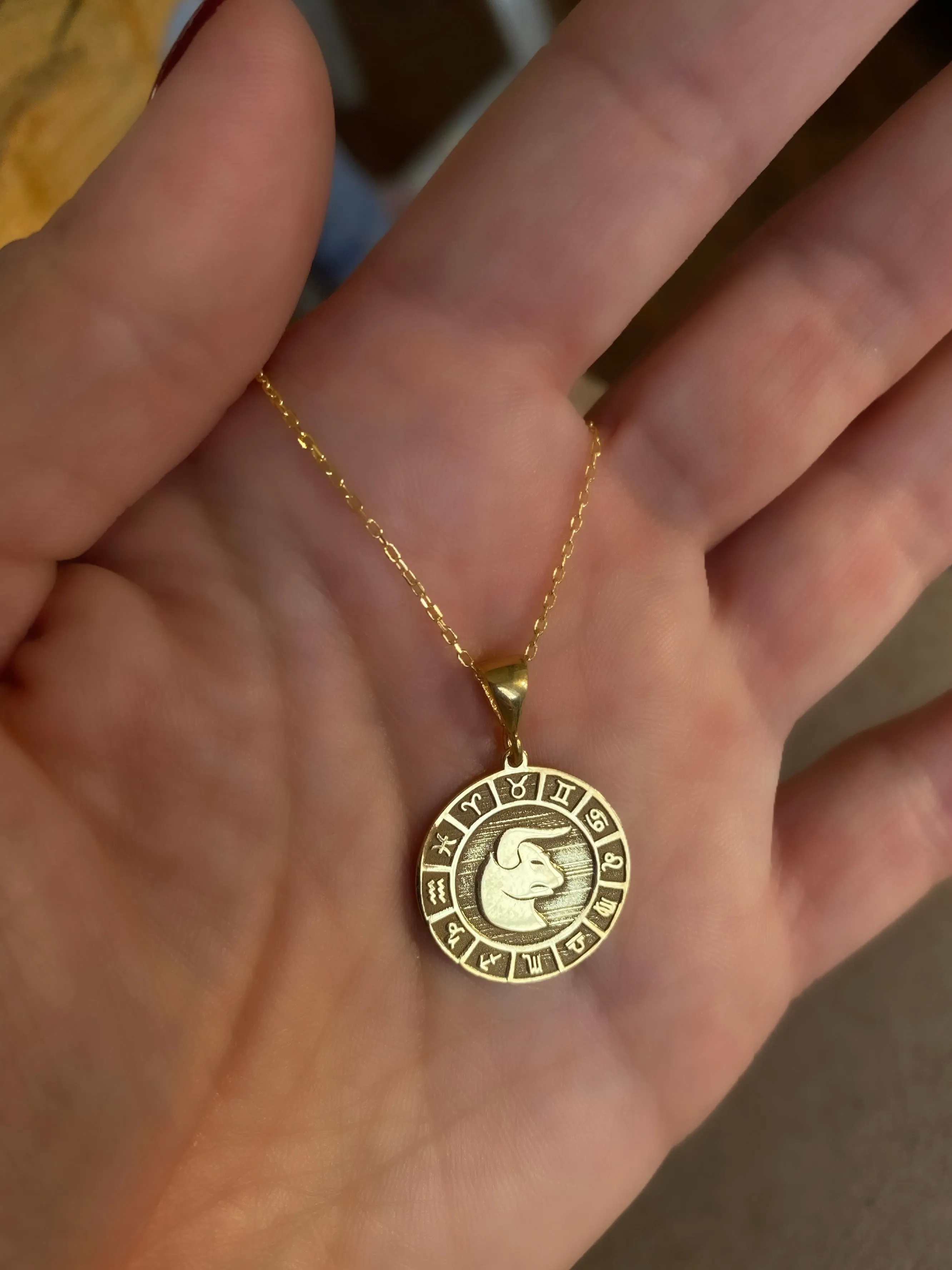 Horoscopes  - Coin necklaces with horoscope signs