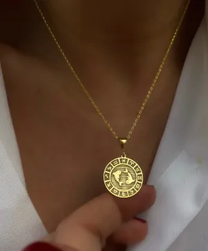 Horoscopes  - Coin necklaces with horoscope signs