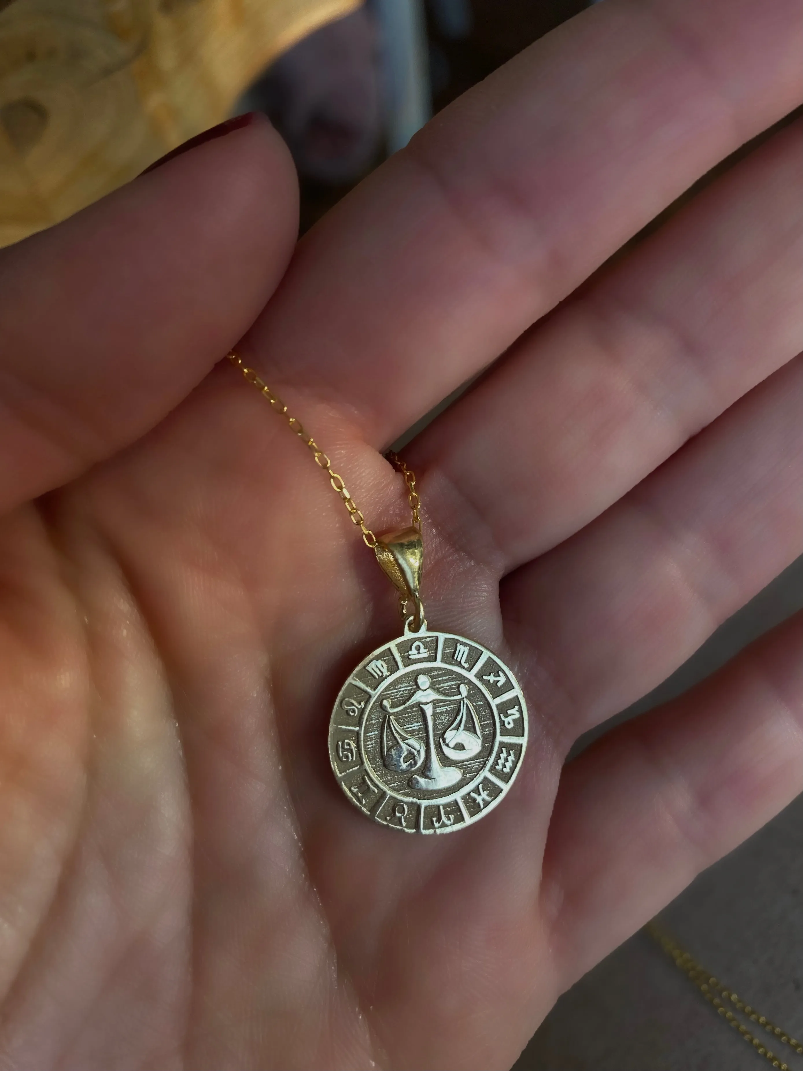 Horoscopes  - Coin necklaces with horoscope signs