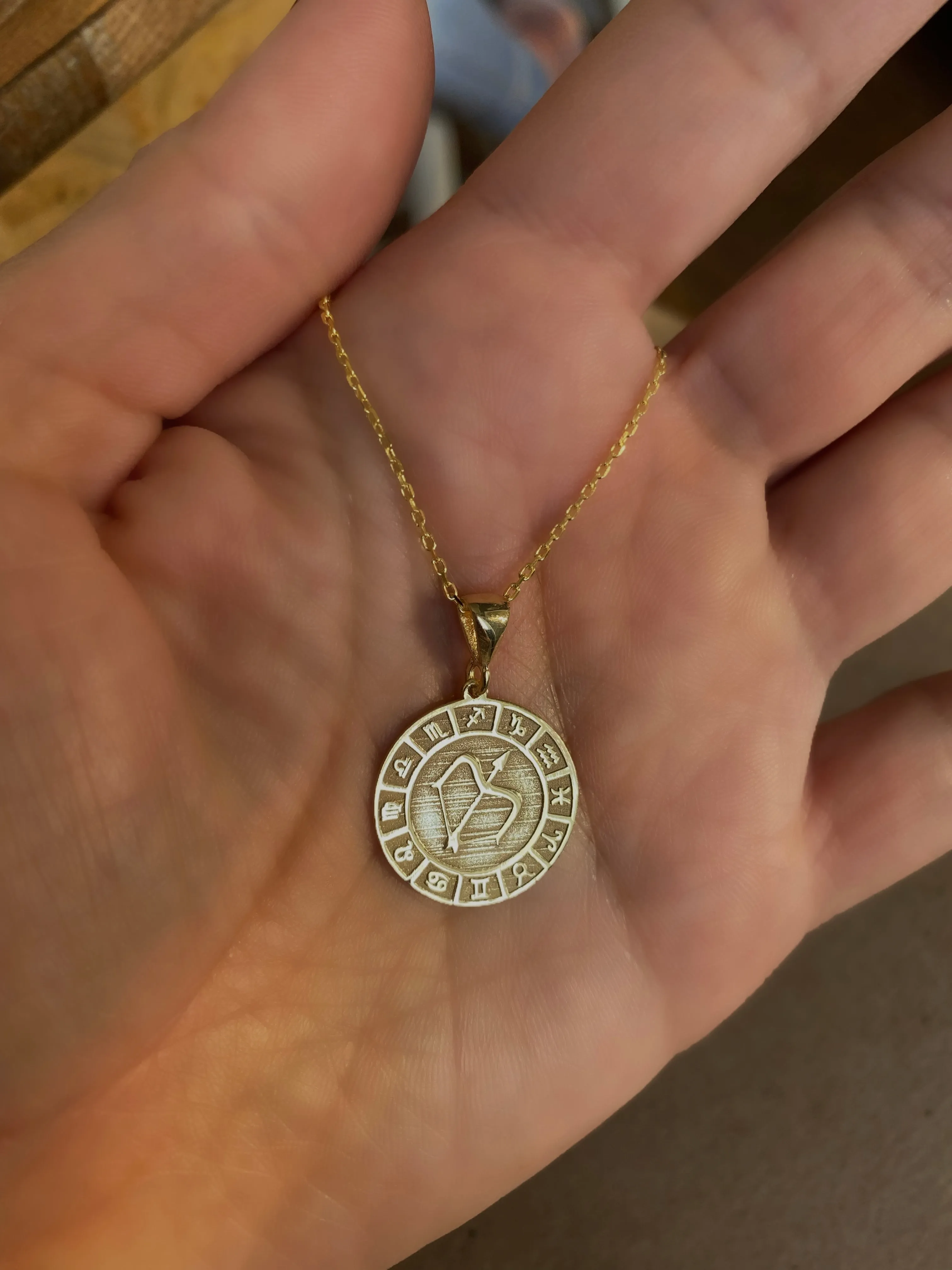 Horoscopes  - Coin necklaces with horoscope signs