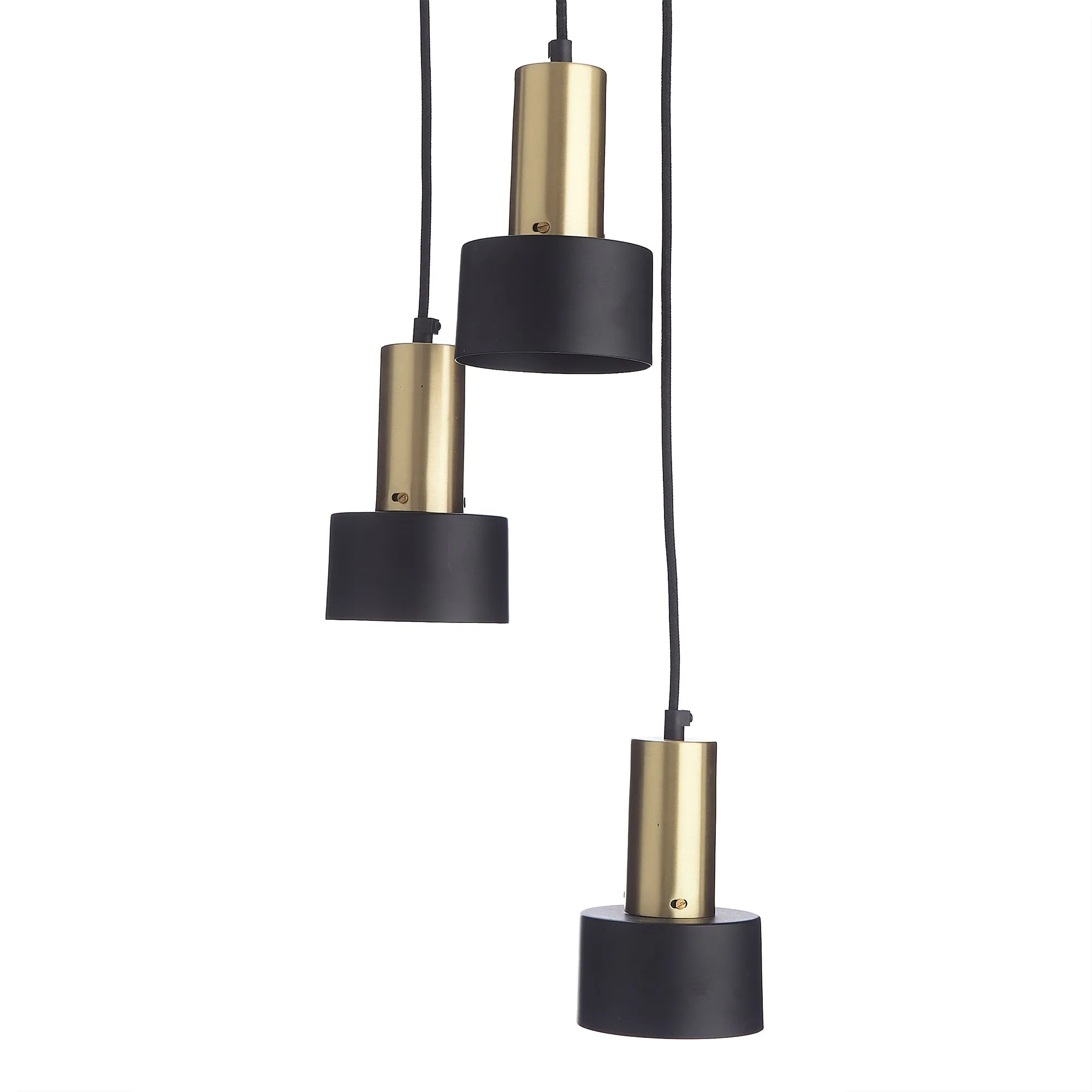 Kurchi Pendant Light [Black/Brass]