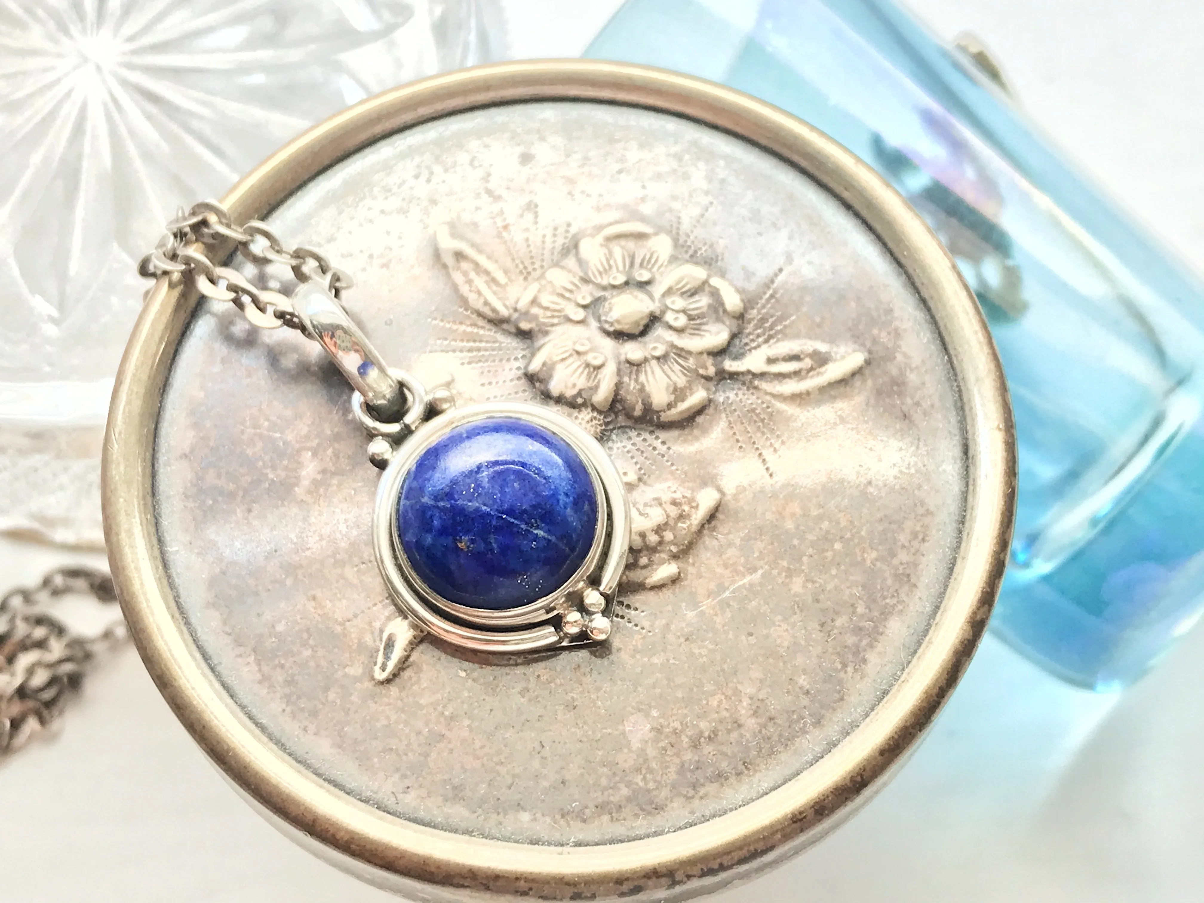 Lapis Lazuli Ari Dot Pendant