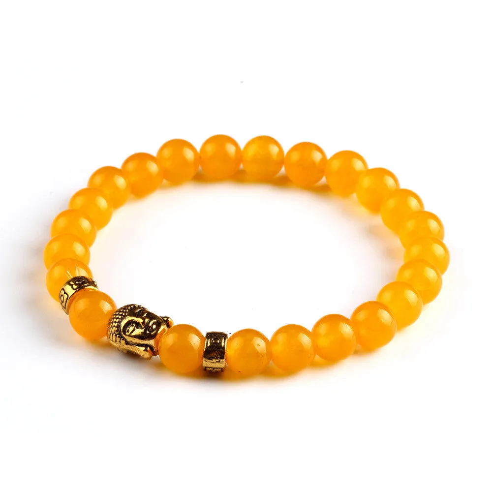 Lava Buddha Skull head Beads Bracelets Natural Stone Bracelets For Women Men Jewelry pulseras