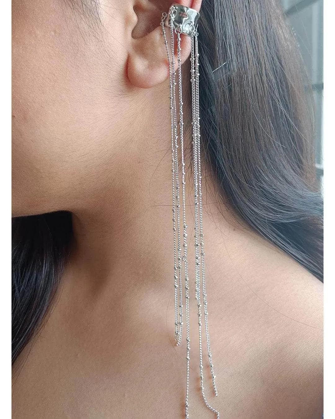 Long Tassel Earcuff