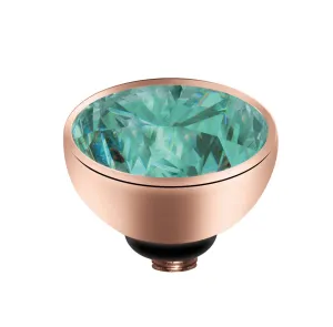 MelanO Round Gem 6mm - Turquoise/RG