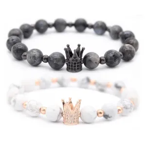 Natural energy volcanic stone bracelet