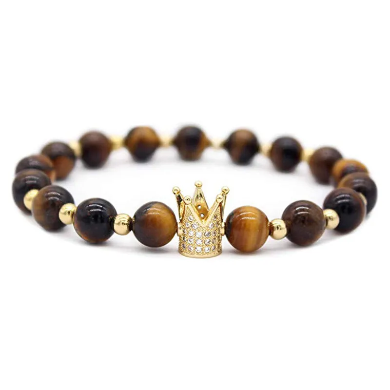 Natural energy volcanic stone bracelet