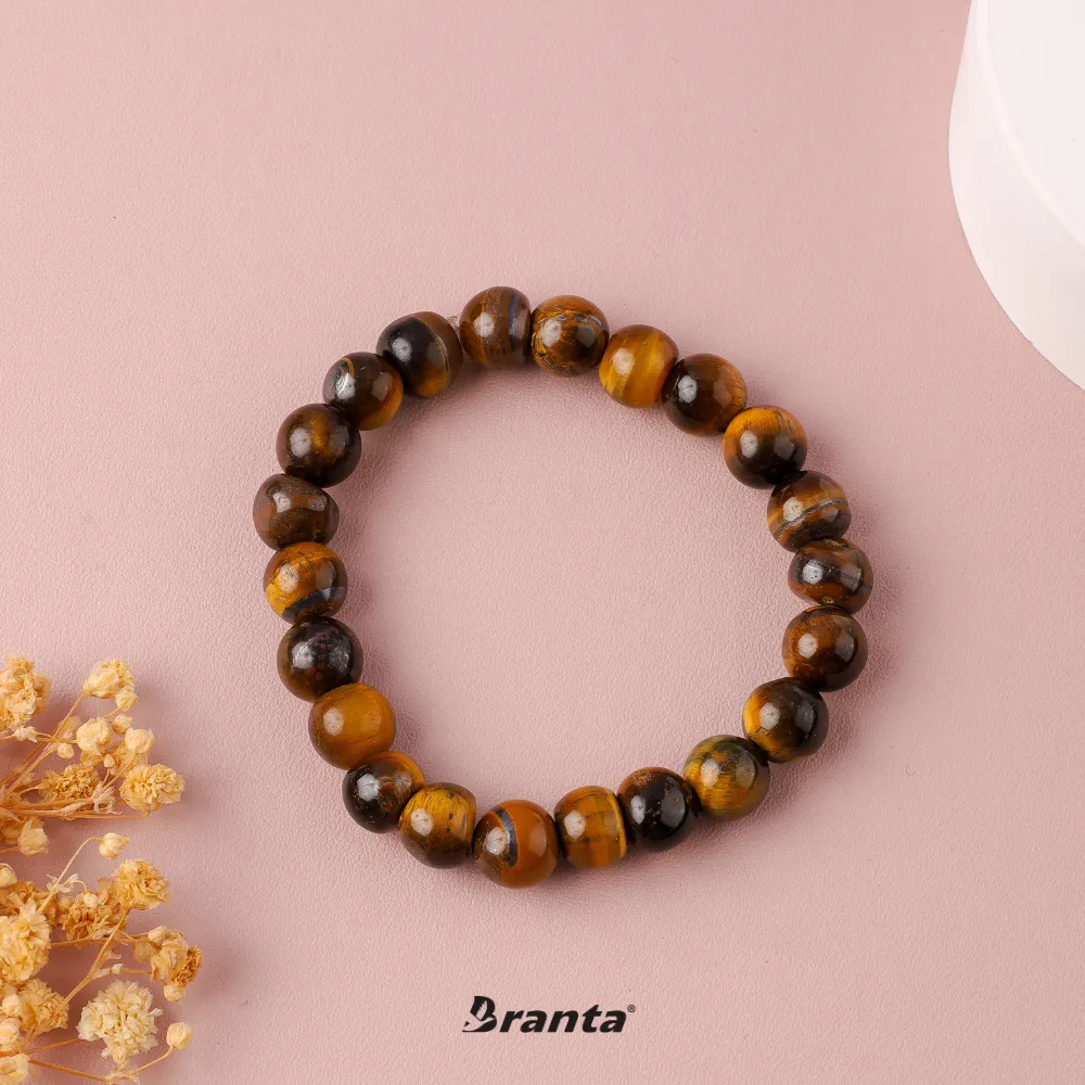 Natural Pearl Tiger Eye Bracelet For Men