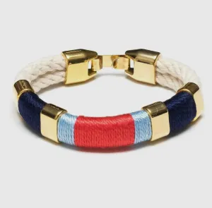 Newbury Bracelet - Ivory/Navy/Blue/Coral/Gold