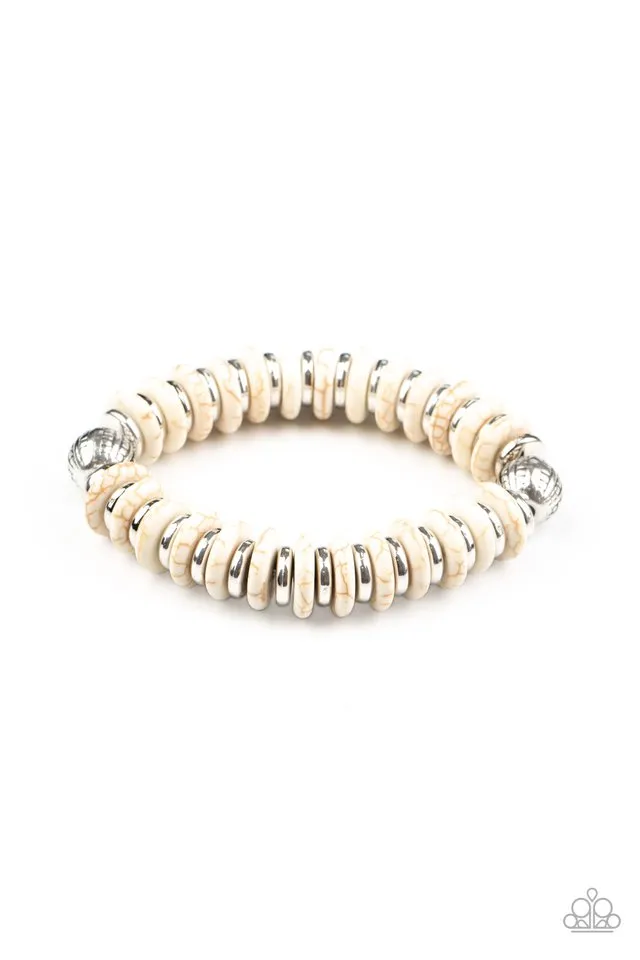 Paparazzi Bracelet ~ Eco Experience - White