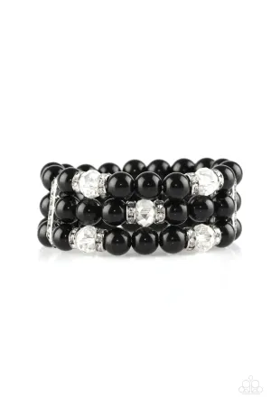 Paparazzi Bracelet ~ Undeniably Dapper - Black