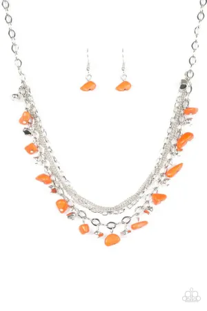 Paparazzi Necklace ~ Canyon Escape - Orange